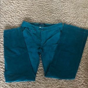 Chadwick’s corduroy teal pants
